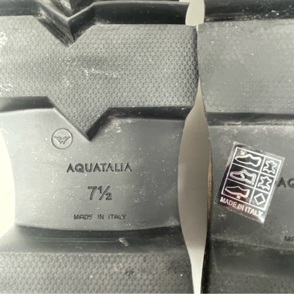 Aquatalia Hayley Tan Leather Platform Loafers Size 7.5 - Picture 10 of 10